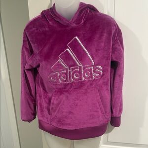adidas Kids Purple Hoodie
